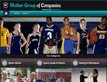 Tablet Screenshot of mothercorporation.com